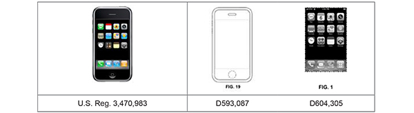 design patent apple samsung iphone 